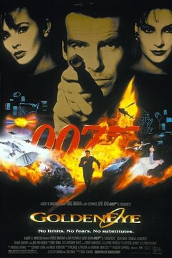 Original 1995 Poster Art  for  Goldeneye