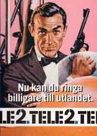 James Bond - 007 - licensed to call 1994 lanserade Tele2