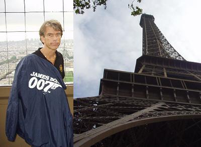  James Bond Gunnar Schfer i Paris i Eiffeltower from "A View To A Kill"