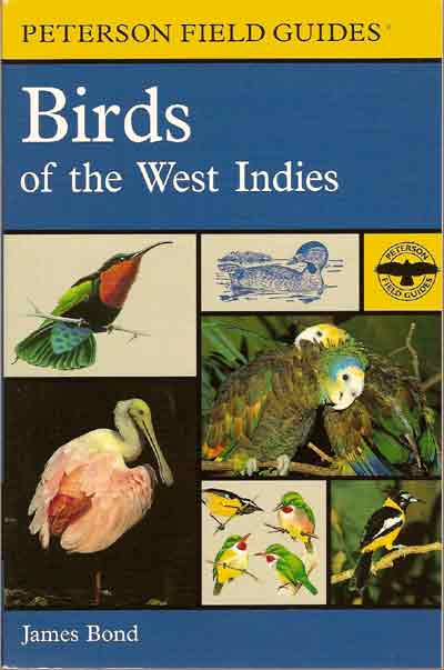 Birds of the West Indies is known not only for its exhaustive study of Caribbean birds, but also for its author, whose namesake became famous as the fictional Agent 007 of Her Majesty's Secret Service. The name of the book's author, the ornithologist James Bond, was used by Ian Fleming for the name of his popular British secret agent, Commander James Bond.