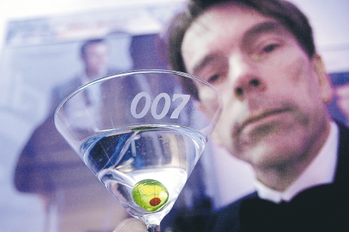 Gunnar Schäfers egendesignade 007-glas.