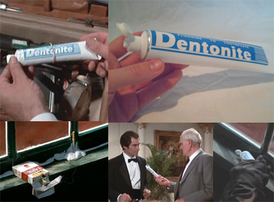 Dentonite James Bond 007's toothpaste tube Licence to Kill from Q