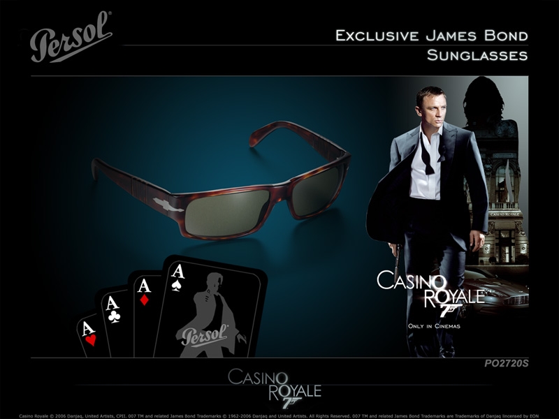 Persol 2720 Casino Royale Exclusive James Bond Sunglasses
