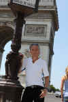 James Bond Gunnar Schäfer from James Bond 007 Museum Nybro Sweden in Eiffel Tower