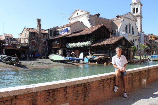 Bond James  Venetian Gondola is made at the Gondola workshop of Squero San Trovaso in Venice, Italy