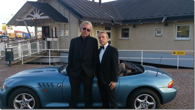 Tomas Forssell  with James Bond Gunnar Schäfer.