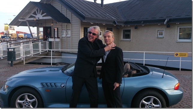 Tomas Forssell  with James Bond Gunnar Schäfer.