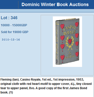 book casino royale on line