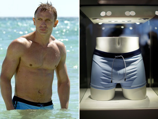 The shorts worn by James Bond (Daniel Craig) in the film SkyFall Orlebar Br...