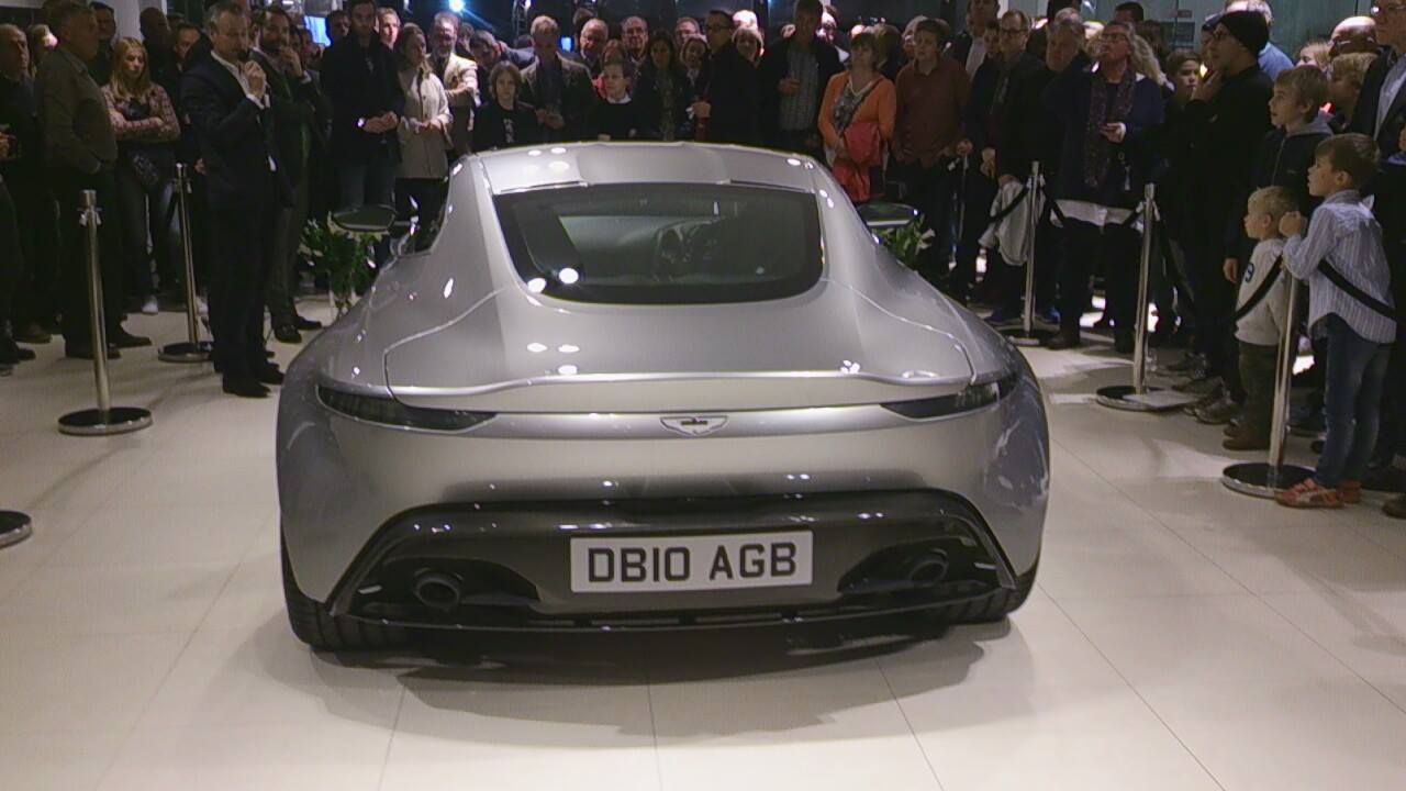 James Bond Gunnar Schäfer with the Aston Martin DB10 Spectre same as Daniel Craig was drivning in Bond 24 SPECTRE