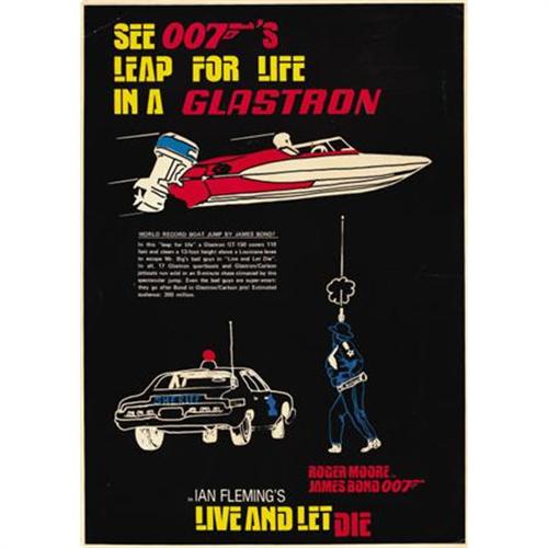 Glastron Poster Live and lt die