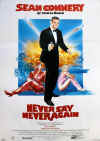 "Never Say Never Again" 1983  Svensk original  poster