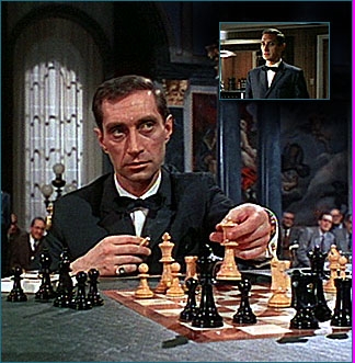 Classic Chess Match, James Bond Movie, From Russia With Love, 1963