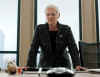 Judi Dench M in Skyfall with Sony VAIO laptop