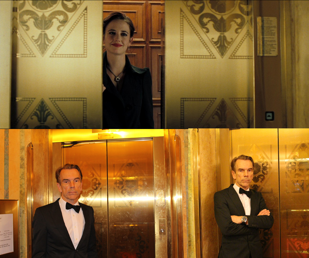 THE ELEVATOR IN HOTEL SPLENDIDE Bond James in Casino Royale (2006) Place ... Montenegro Grandhotel Pupp 